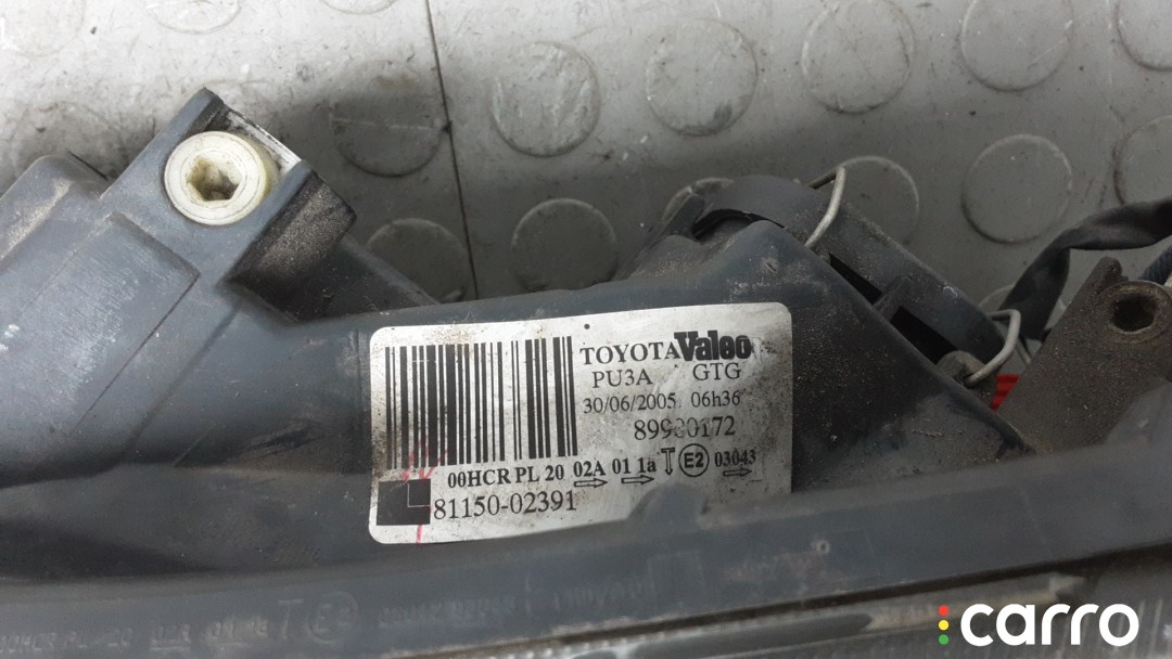 Фара левая TOYOTA COROLLA E12 E12 2003-2007, фото 6