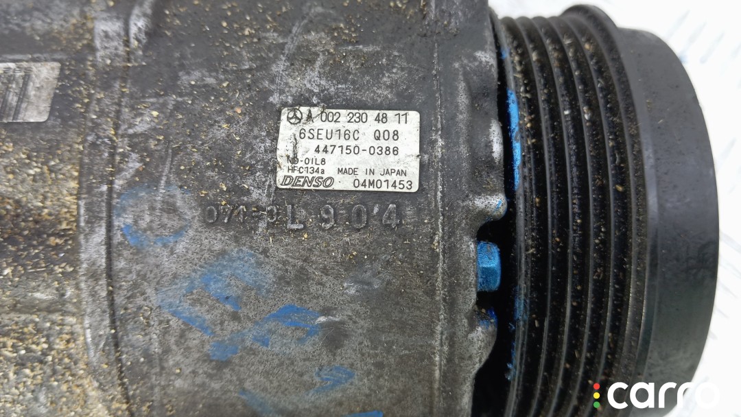 Компрессор кондиционера дизельный MERCEDES BENZ B-CLASS W245 W245 2008-2011, 2.0 л, АКПП, A0022304811, фото 2