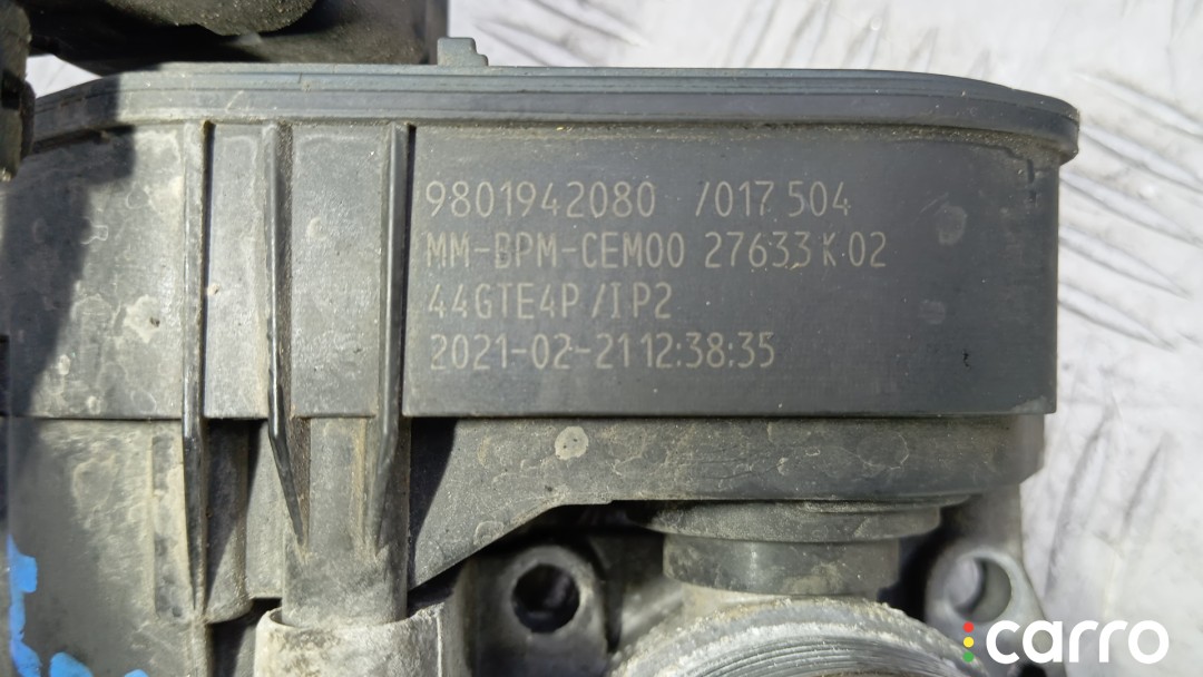 Дроссельная заслонка бензиновая CITROEN C4 3 3 2020-2024, 1.2 л, 9801942080, фото 6