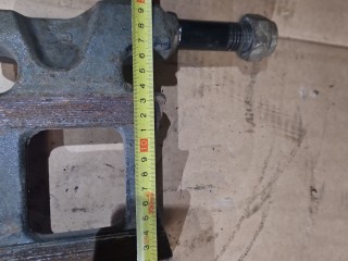 крепление амортизатора нижнее правого, ориг. номер 0103222060, 03.032.22.68.0, 0503221180, 0503222100, 1004436, Krone