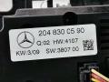 A2048300590, 2048300590 Блок управления печки/климат-контроля Mercedes C W204 2009г. - фото №3