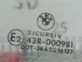 51348159172 Стекло двери задней правой BMW 5 E39 2001г. - фото №2