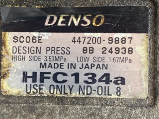 Компрессор кондиционера, ориг. номер 447200-9887, Daihatsu Storia M100 2-й рест