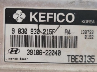 Блок управления двигателем, ориг. номер 39106-22040, Hyundai Getz 2002-2005