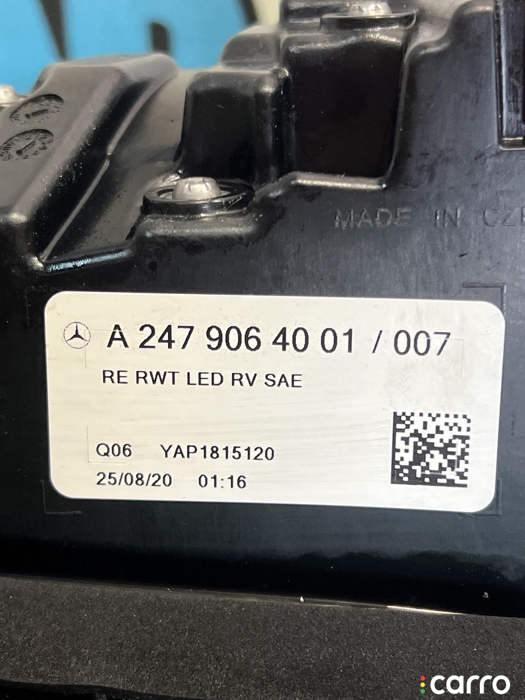фонарь крышки багажника правый Mercedes-Benz GLA H247 2020-2023, A2479064001, фото 6