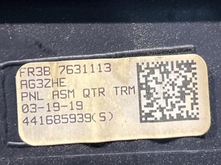 обшивка салона задняя левая, ориг. номер FR3B7631113AGW, Ford Mustang 6 поколение S550 [рестайлинг] 2017-2026