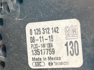 генератор, ориг. номер 13517759, GMC Terrain 2 поколение 2017-2021