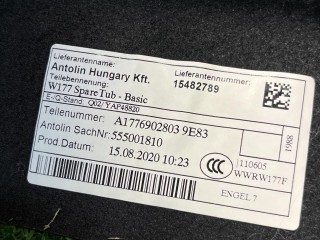 ковер багажника, ориг. номер A1776902803, Mercedes-Benz GLA H247 2020-2023