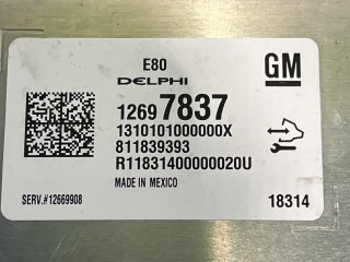 блок управления двигателем, ориг. номер 12697837, GMC Terrain 2 поколение 2017-2021