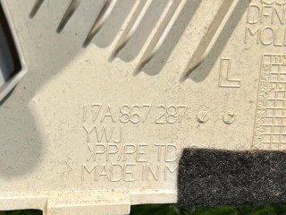 обшивка салона задняя левая, ориг. номер 17A867287, Volkswagen Jetta 7 поколение 2018-2022