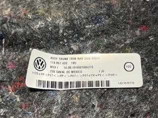 обшивка отсека багажника правая, ориг. номер 17A867428, Volkswagen Jetta 7 поколение 2018-2022