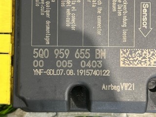 блок управления подушками безопасности, ориг. номер 5Q0959655BM, Volkswagen Jetta 7 поколение 2018-2022