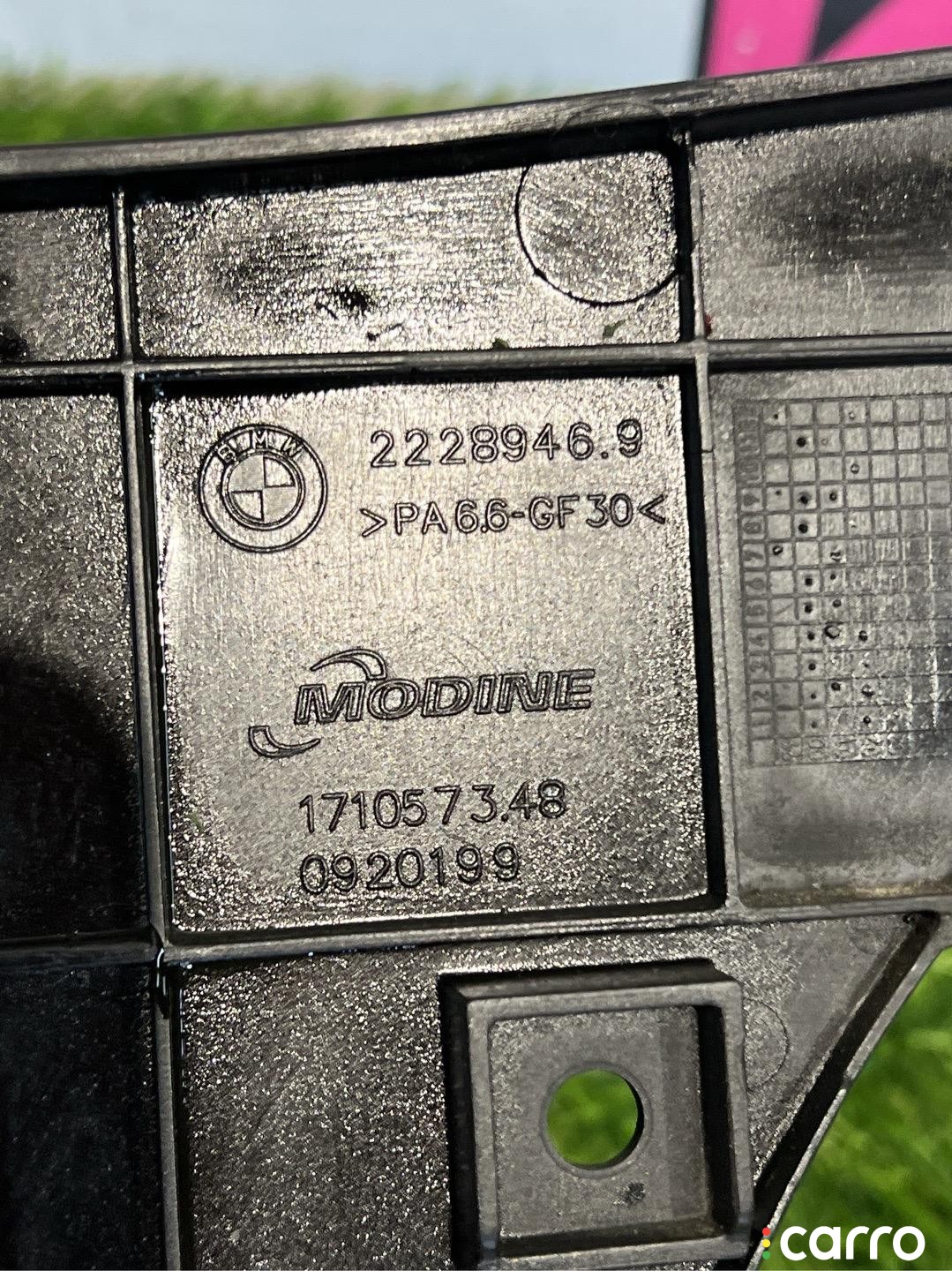 воздуховод (дефлектор) радиатора правый BMW M3 E46 1999-2006, S54 B32, 3.2 л, 2228946, фото 5