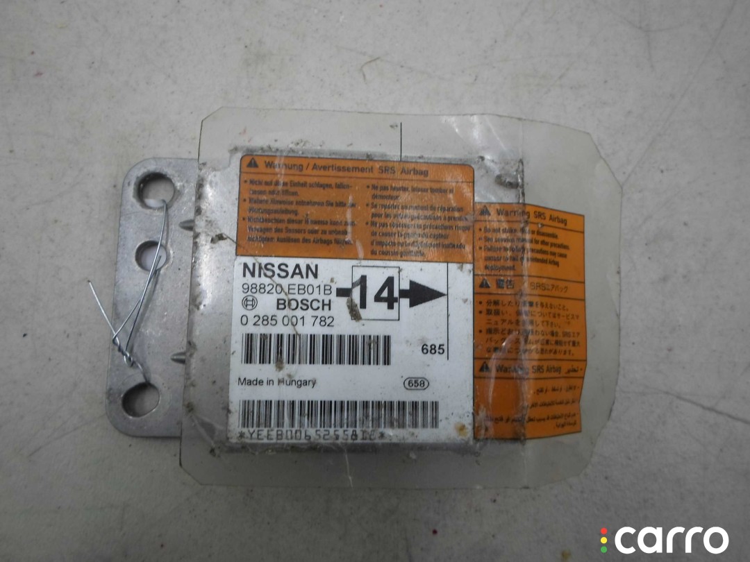 Блок управления подушек безопасности Nissan Navara 2001-2007, 98820EB01B, фото 4