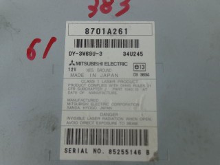 Магнитола, ориг. номер 8701A261, Mitsubishi Outlander 2002-2009