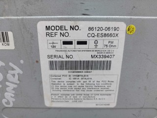 Магнитола, ориг. номер 8612006190, Toyota Camry 2006-2009