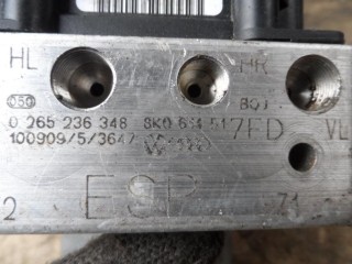 Блок ABS, ориг. номер 8K0907379BF, 0265236348, Audi A5 2007-2011