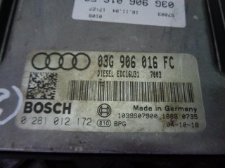 Блок управления ДВС, ориг. номер 03G906016FC, Audi A4 2000-2006
