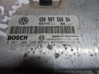 Блок управления ДВС, ориг. номер 4D0907560DA, 0261208348, Volkswagen Touareg 2002-2007