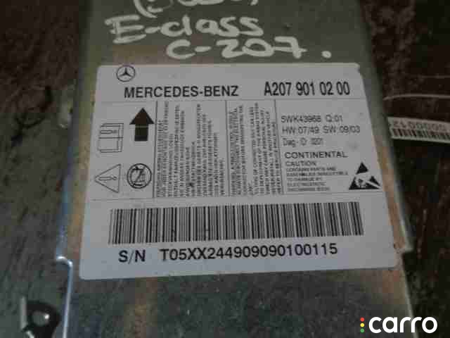 Блок управления подушек безопасности Mercedes E-klasse (C207) - 2009-2013, 2079010200, фото 3