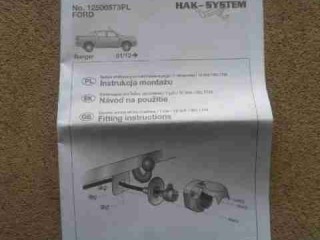 Блок управления прицепным устройством, ориг. номер 12500573, 12500573PL, Ford Ranger 2011-2015