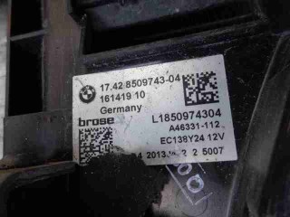 Вентилятор охлаждения (электро), ориг. номер 7575564, 8509743, BMW 5-Series F10 - 2009-2013