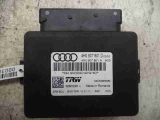 Блок управления стояночного тормоза, ориг. номер 4H0907801C, 4H0907801D, Audi A8 2009-2014