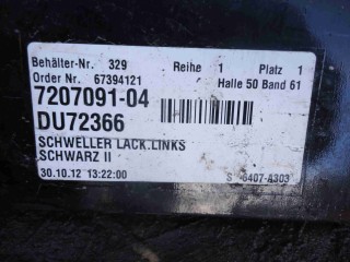 Порог пластиковый левый, ориг. номер 7184773, 7207091, BMW 5-Series F10 - 2009-2013