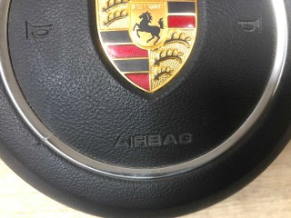 Подушка безопасности водителя, ориг. номер 7F5880201C, Porsche Cayenne 2014-2018