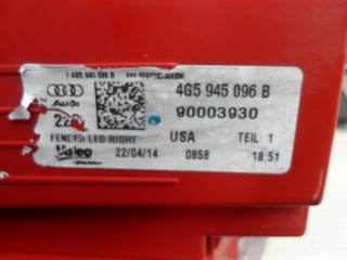 Фонарь крыла правый, ориг. номер 4G5945096B, Audi A6 2011-2014