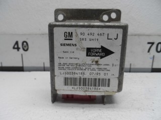 Блок управления подушек безопасности Opel Omega 1999-2004, 90492467