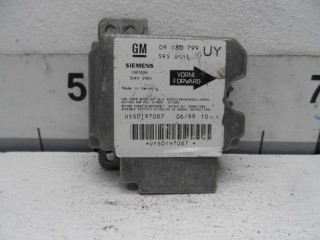 Блок управления подушек безопасности Opel Zafira 1999-2003, 09180799