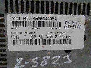 Магнитола, ориг. номер P05064335AI, Dodge Intrepid 1997-2004