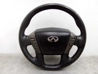 Руль Infiniti QX56 2010-2013, задний привод, левый руль