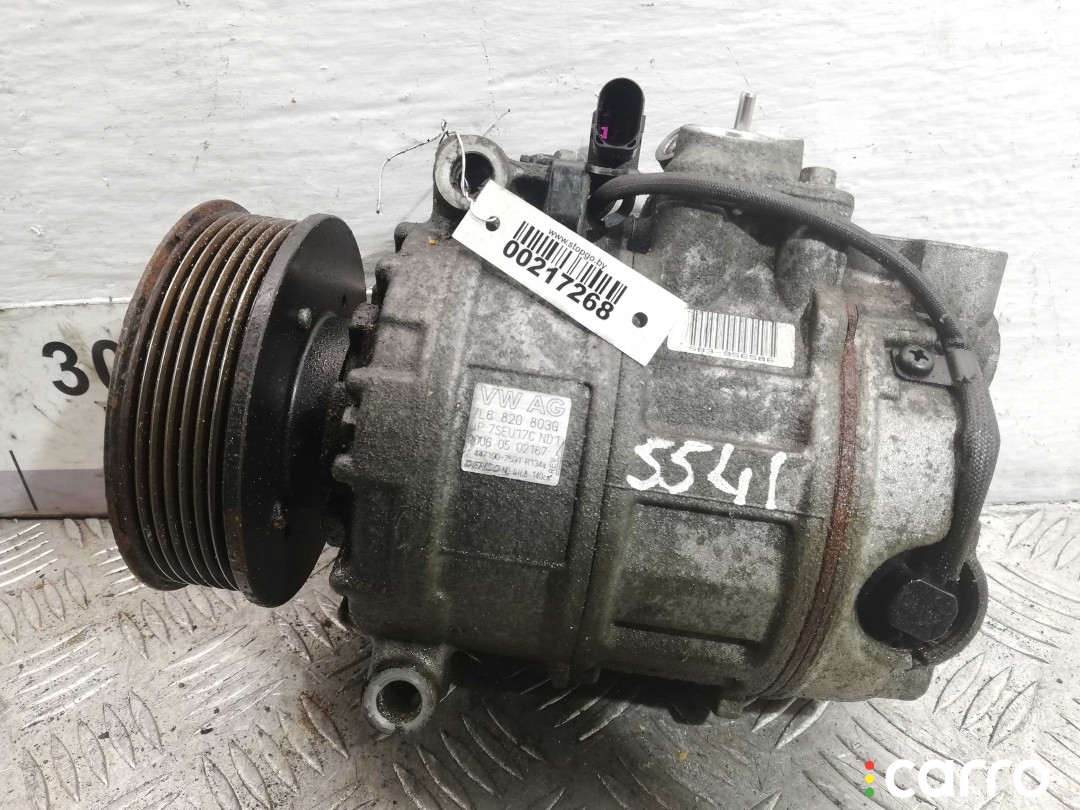 Компрессор кондиционера Audi Q7 2005-2009, 3.6 л, АКПП, 7L6820803G, фото 1