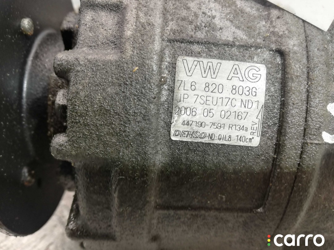 Компрессор кондиционера Audi Q7 2005-2009, 3.6 л, АКПП, 7L6820803G, фото 4