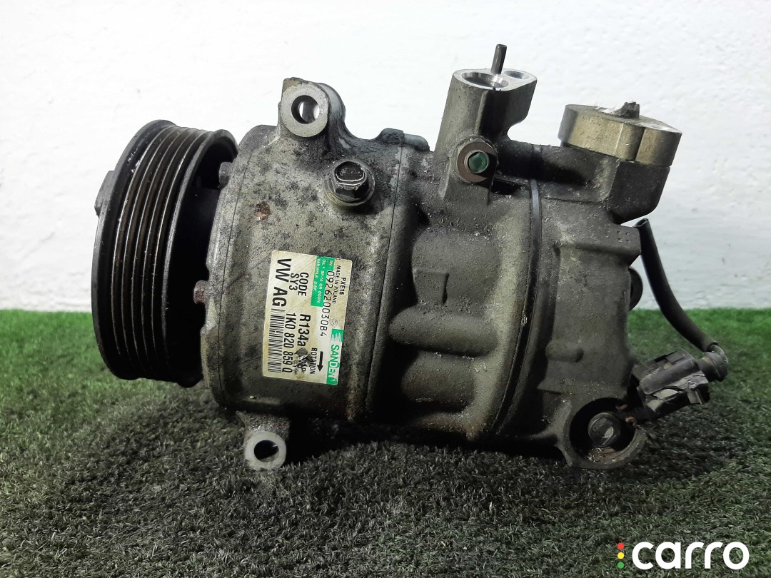 Компрессор кондиционера Audi A4 2007-2012, 2.0 л, вариатор, 1K0820859Q, фото 1