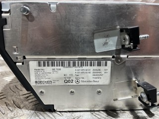 магнитола, ориг. номер Q02, A2218703491, A2218700292, BE7008, 15273550E, BE700871051573, Mercedes-Benz S W221 2005-2009