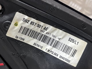зеркало наружное левое, ориг. номер 5N2857501AE, Volkswagen Tiguan 1 поколение [рестайлинг] 2011-2019