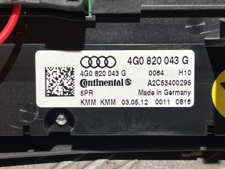блок управления печки/климат-контроля, ориг. номер 4G0820043G, A2C53400295, Audi A6 C7 2011-2014