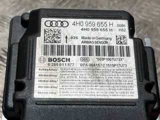 блок управления подушками безопасности, ориг. номер 4H0959655H, 0285011977, Audi A6 C7 [рестайлинг] 2014-2018