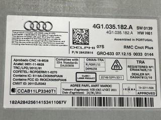 магнитола, ориг. номер 4G1035182A, CCAB11LP3340T1, Audi A6 C7 [рестайлинг] 2014-2018