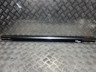 молдинг стекла двери задней левой, ориг. номер 4L0853763A, 4L0853763E, Audi Q7 4L [рестайлинг] 2009-2015