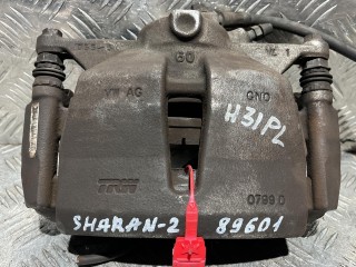 суппорт тормозной передний левый, ориг. номер 7N0615123B, 7N0105L, Volkswagen Sharan 2 поколение 2010-2015
