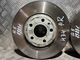 диск тормозной передний, ориг. номер 8K0615301A, Audi Q5 8R 2008-2012