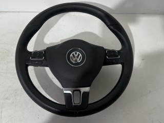 руль Volkswagen Sharan 2 поколение 2010-2015, левый руль, 7N0880201L