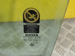 Стекло двери передней левой, Nissan Navara (D40) 2005-2010