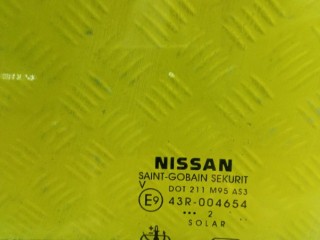 Стекло двери задней левой Nissan Navara (D40) Пикап 2010-2015, левый руль, 82301EB320