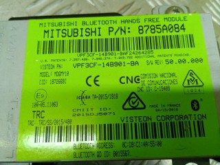 Блок Bluetooth, ориг. номер 8785A084, Mitsubishi L200 Пикап 2015-2019