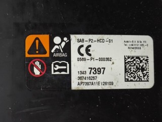 Подушка безопасности боковая (в сиденье), ориг. номер 13437397, Opel Astra J 2009-2012